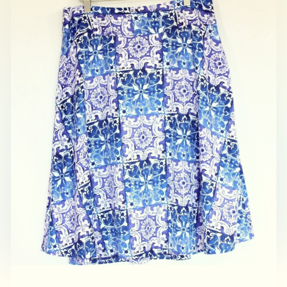 Elegant The Limited Skirt sz 14 A Line Art Print EUC